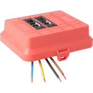 Deksel voor dozen montage AK2-WA5 rood 2x4p VVE=10