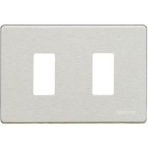 Afdekplaat Magic 2 modulen Aluminium VVE=10