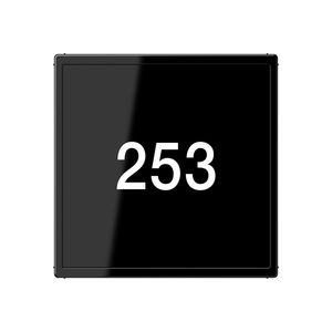 Hotelafdekking A500 zwart glas voor LEDKO6TX