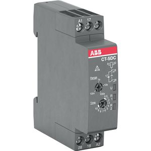 Tijdrelais ster-driehoek 2n/o, 24-48VDC/24-240VAC