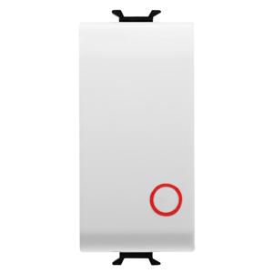 DRUKKNOP 1P 250 Vac-NC 16 A-NEUTE KNOP-SYMBOOL 0 RO VVE=12