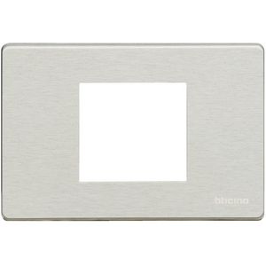 Afdekplaat Magic 1 module vierkant Aluminium VVE=10