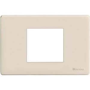 Afdekplaat 1 module vierkant ivoorkleurig Magic VVE=10