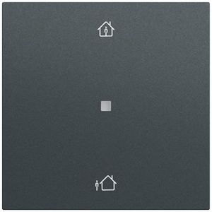 RF Multi bedieningselement-opzetstuk 1-voudig verw.mod. KNX System 70 antracit