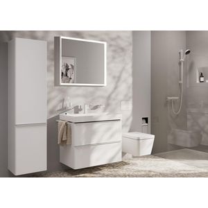 Tecturis E 1-hendel wastafelmengkraan 110 Fine CoolStart mat wit incl. waste-inrichting 73023700