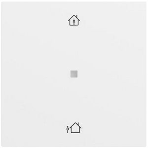 RF Multi bedieningselement-opzetstuk 1-voudig verw.mod. KNX System 70 zuiver wit m(