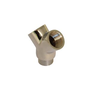 Y stuk 2x1/2" bi.dr.+1/2" bt.dr. messing verchroomd