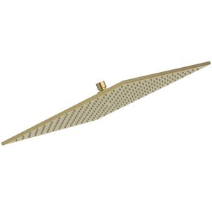 Irain regendouche square 400mm brushed gold (mat goudkleurig)