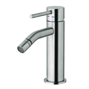 Bidetmengkraan LIGHT 1-h sprong 115mm RVS-look