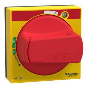 Draaibediening IP65 Rood/Geel Accessoires GV2/GV3 U