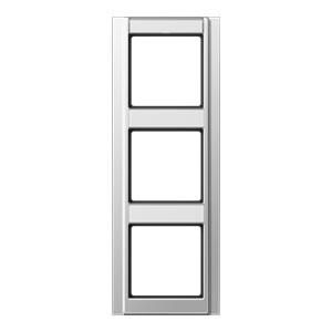 Afdekraam alum.m.tekstvak 3-voudig verticaal A500 VVE=10