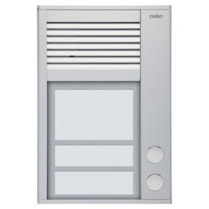 Opbouwbuitenpost 16mm met 2 bellen