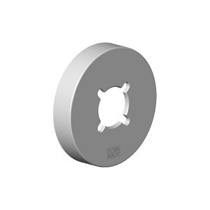 Rozet rond 80X80X16mm-BG