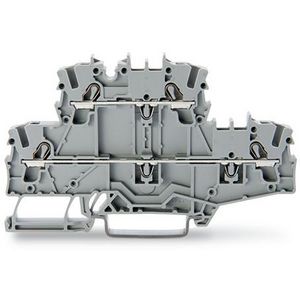 2-etageklem Rijg-/rijgklem L/L grijs 2002-2701 VVE=50