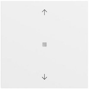 RF Multi bedieningselement-opzetstuk 1-voudig pijlen KNX System 70 zuiver wit m(gel