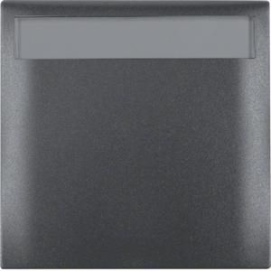 Afdekraam 1-v klapdeksel en tekstv. berker Integro antr