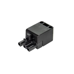 Stekerdeel met trekontlasting ST18/3S ZEVN zwart FL VVE=200
