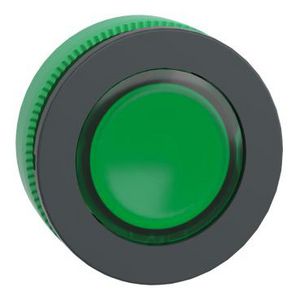 Kop voor verzonken drukknop Groen Voor etiket Harmony XB5