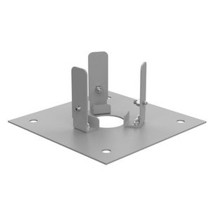 Vloermontagevoet met flens in roestvrij staal AISI 316