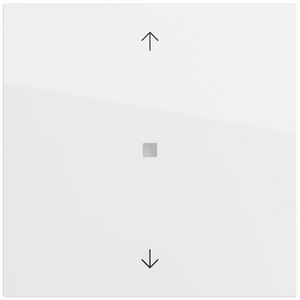 RF Multi bedieningselement-opzetstuk 1-voudig pijlen KNX System 70 zuiver wit