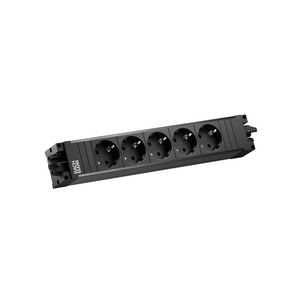 Step Base 5x 230V RA GST o.g. in/uit zwart