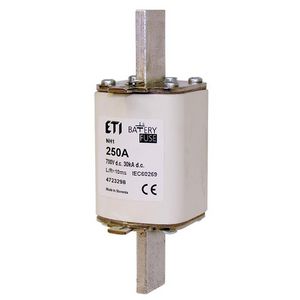Zekering NHS2/110 gBat 315A/700V DC VVE=3