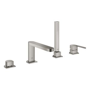 Plus 4-gats badrandcombinatie 29307al3 hard graphite geborsteld (mat donker grijs)