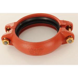 Groefkoppeling flexibel 177 oranje 5"x139,7mm