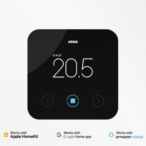 Klokthermostaat Atag One zone zwart