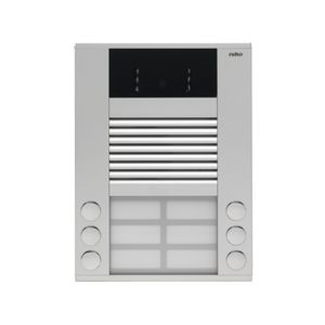 Opbouwbuitenpost 20mm met 6 bellen in 2 rijen en camera