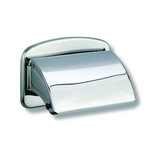 Closetroouder m. klep RVS glans gepolijst