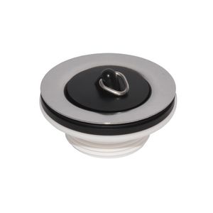 Gootsteenplug 1.1/2"x70mm kunststof plugstop m. triangel VVE=50