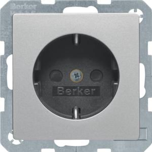 Wandcontactdoos RA schroef berker Q.1/Q.3/Q.7 alulook