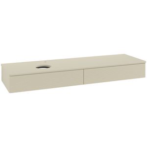 Wastafelonderkast Antao 1600x190x500mm S.Grey Matt Lacquer K15150HJ