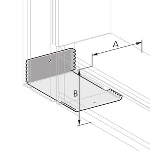 Haakse verbinder binnen 90gr 15x15 RVS PIK-VWI-15/15VA VVE=25