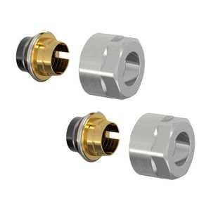 Aansluitkoppeling messing 12-3/4 euroconus VVE=2