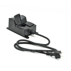 Aardlekschakelaar portable zwart 30mA 2vdg 230V 16A IP44