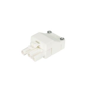 Kabelconnector ST18/3 male wit+vergrendeling dubbel VVE=200
