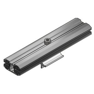 Klem glaspaneel midden frameloos dikte5-8mm alu