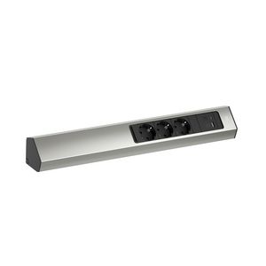 CASIA 2 Hoekstopcontact lang 3x230V RA 1xUSB A/C chrgr 2m RA