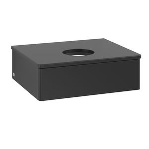 Wastafelonderkast Antao 600x190x500mm Black Matt Lacquer K07010PD