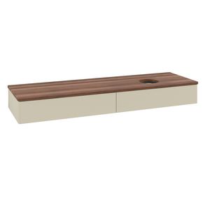 Wastafelonderkast Antao 1600x190x500mm S.Grey Matt Lacquer K16012HJ