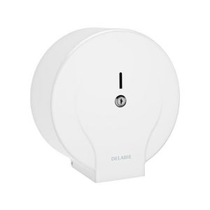 Toiletpapierverdeler voor rol 400 m wit gelakt staal