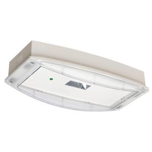 Noodverlichting decentraal AT/CGL+ 3u alu beh.IP65 vluchtr.verl. asym