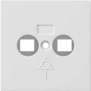 Afdekking potentiaalvereff.doos System 55 zuiver wit