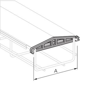Draadgoot hoekbescherming deksel B 120mm GKX-D-KS-120PC VVE=10