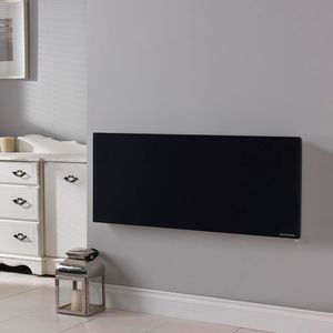 Elektrische radiator DESIGN 1050x450mm zwart RF verticaal 1200W