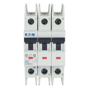 Installatieautomaat (MCB) FAZ-NA 3-polig 4A D-karakteristiek 15kA UL-cert. RT