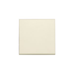 Afwerkingsset enkelv. elektr. schakelaar/knop cream