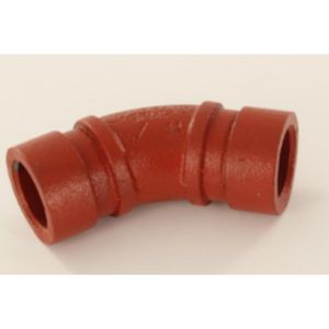 Bocht 45° groef 11 oranje 1"x33,7mm